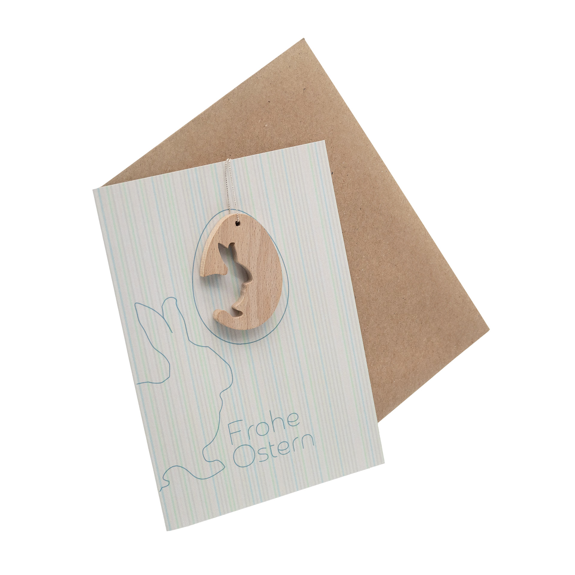 Oster Karte Osterhasen-Gruß