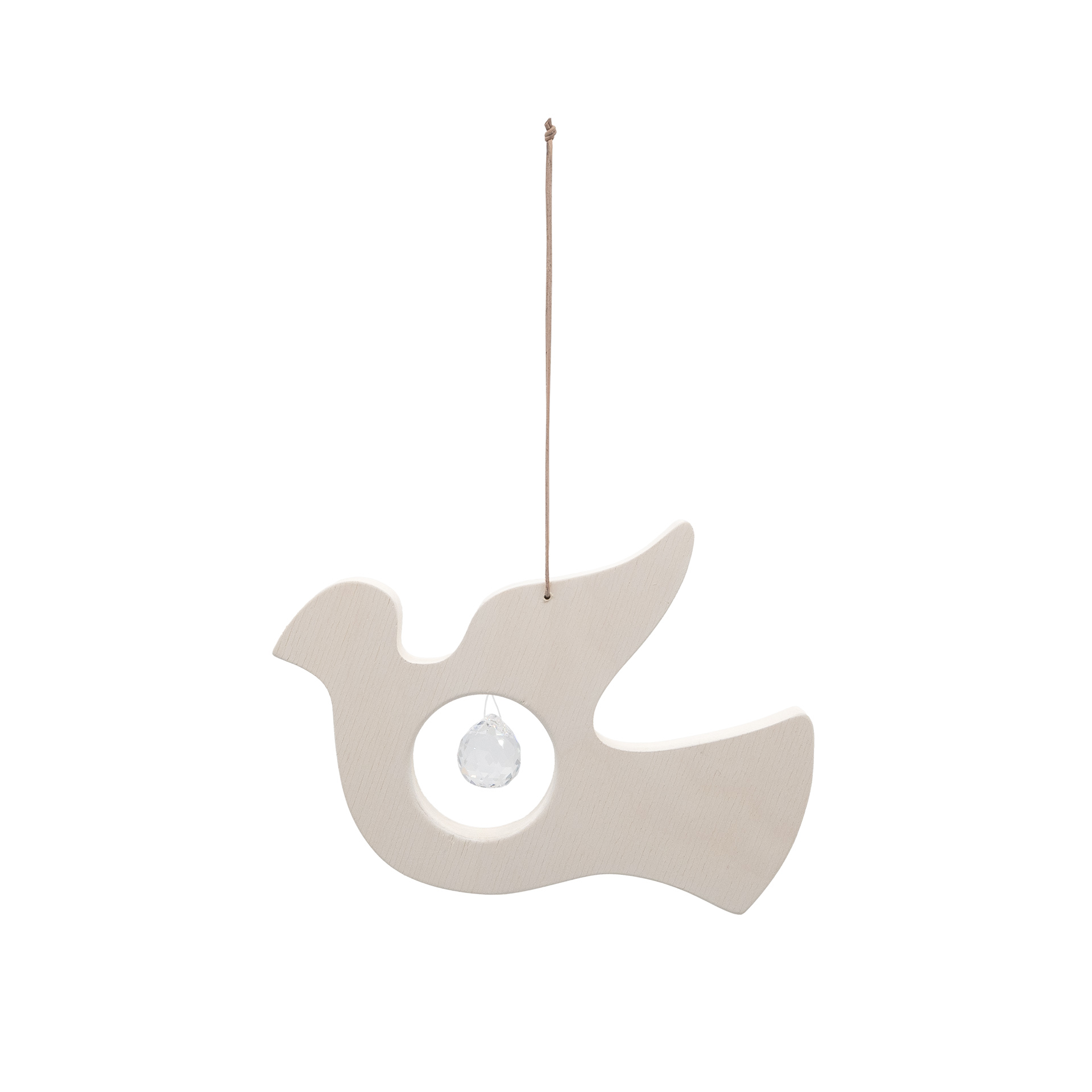 Anhänger Taube mit Glaskugel